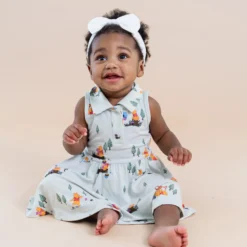 Polo Bodysuit Dress in Winnie the Pooh Hundred Acre Wood