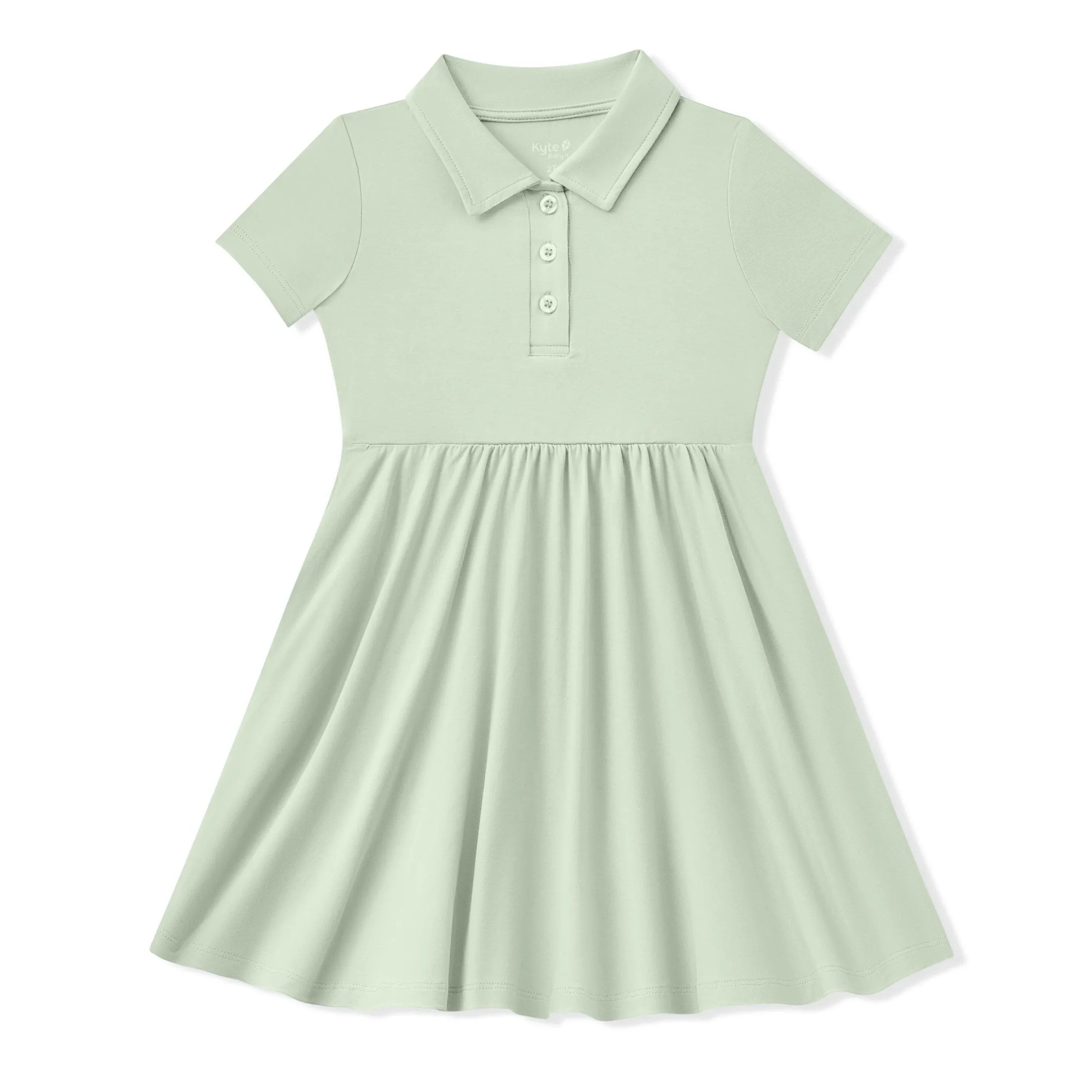 Polo Dress in Basil