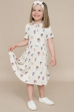 Polo Dress in Mickey Mouse and Friends