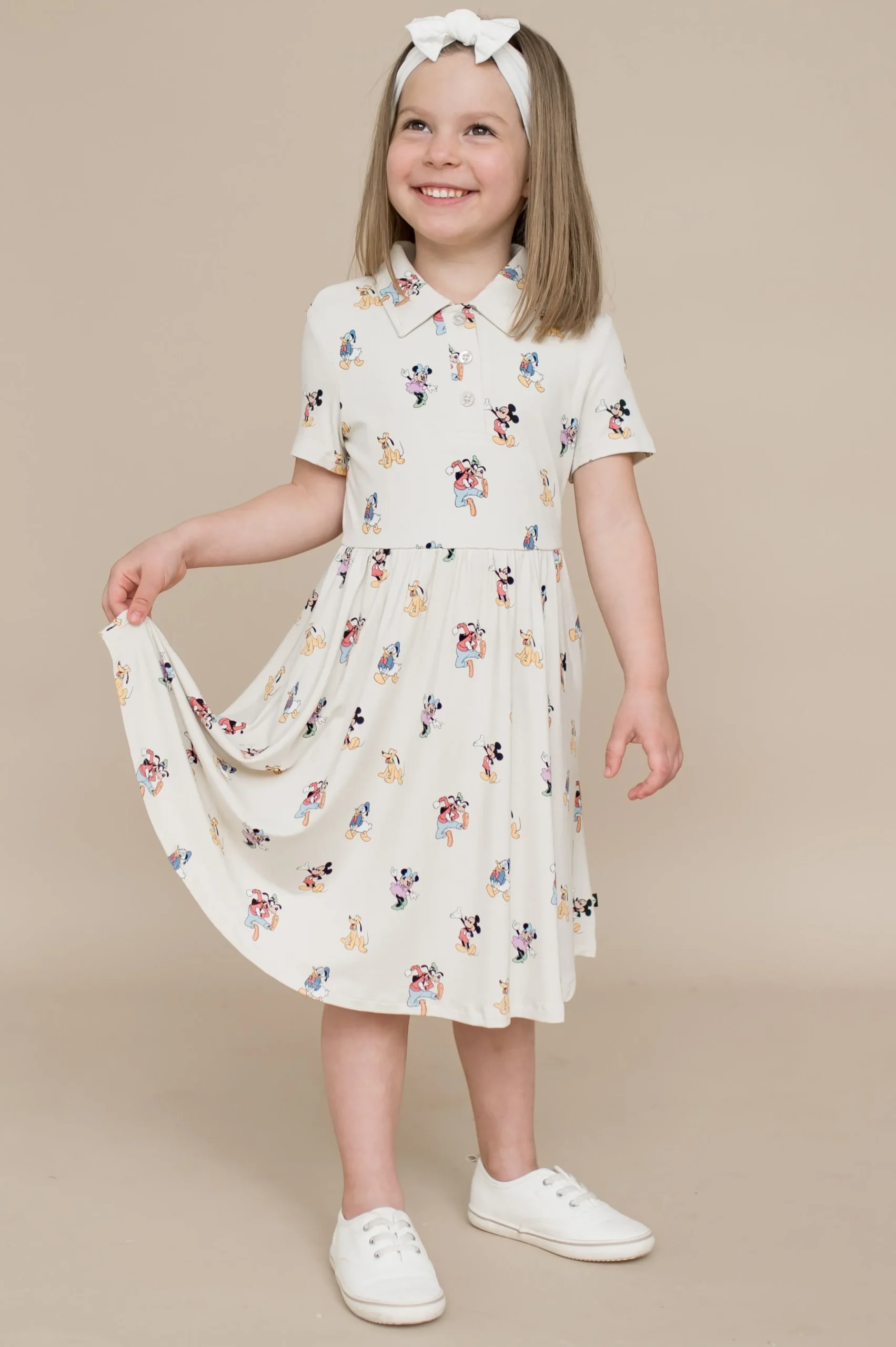 Polo Dress in Mickey Mouse and Friends