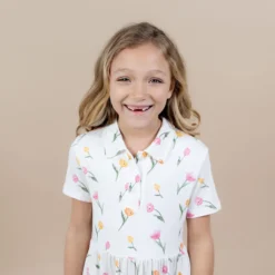 Polo Dress in Tulip