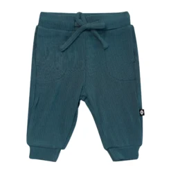 Ribbed Jogger Pant in Atlantic