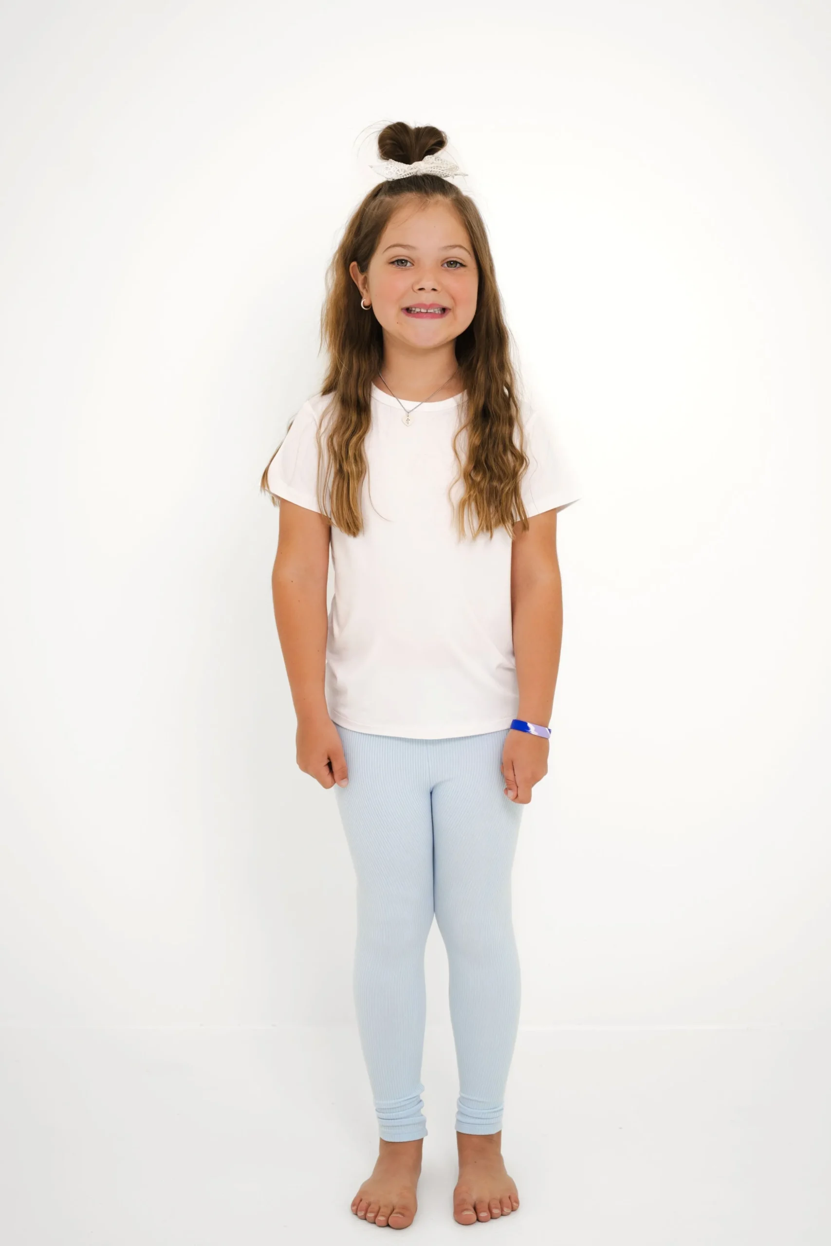 Ribbed Leggings in Breeze
