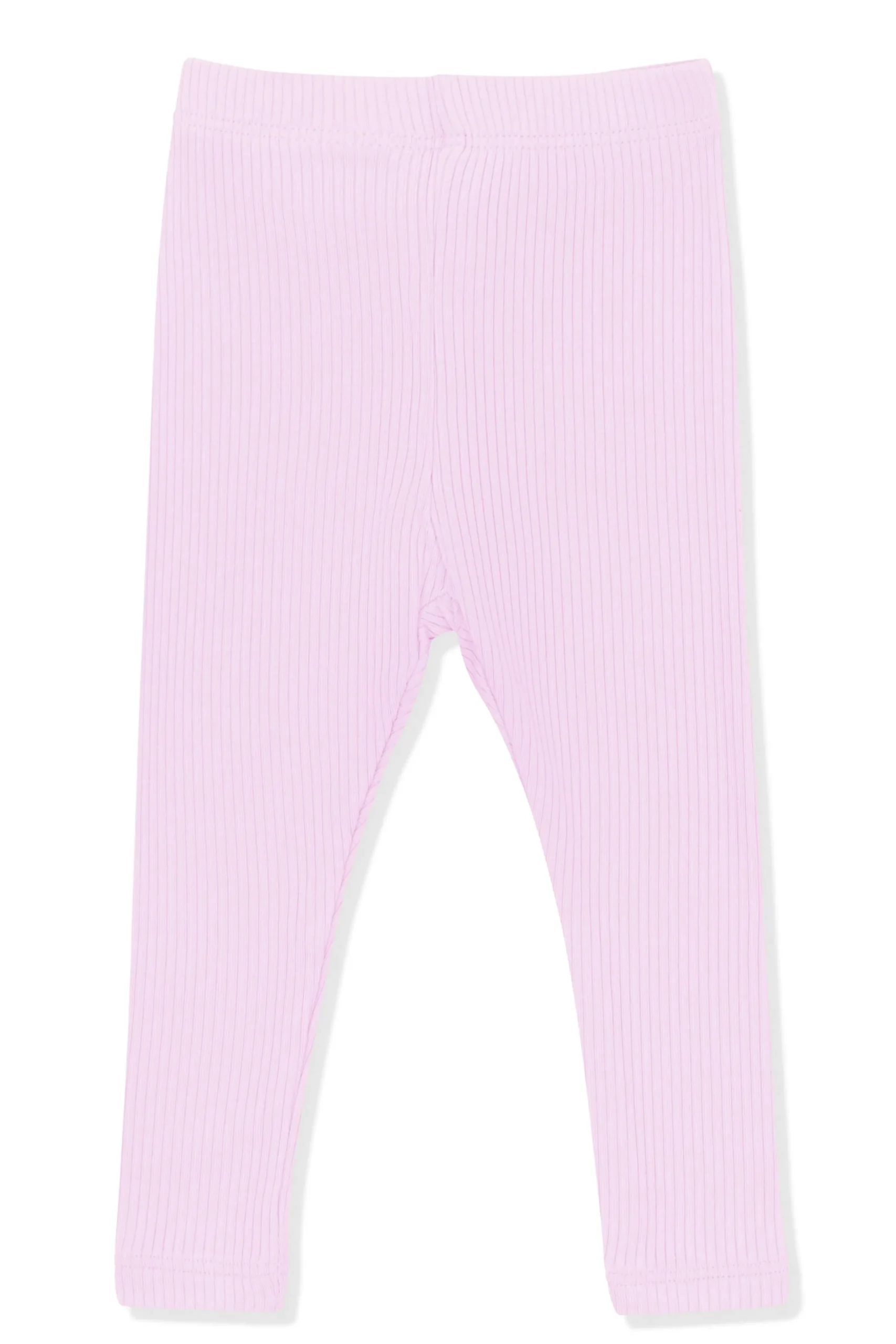 Ribbed Leggings in Thistle