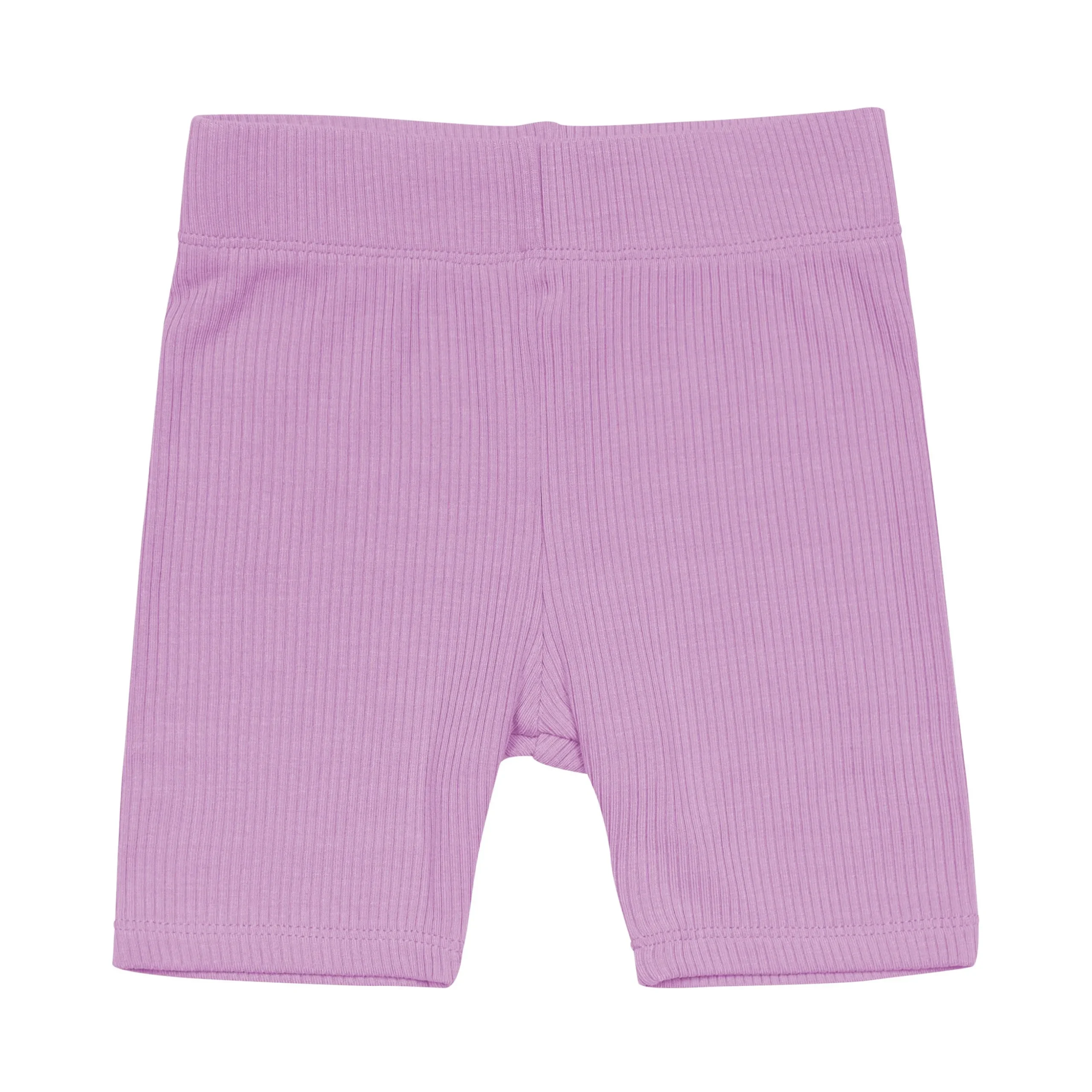 Ribbed Toddler Biker Shorts in Poi