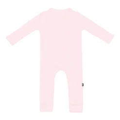 Ribbed Zipper Romper in Sakura