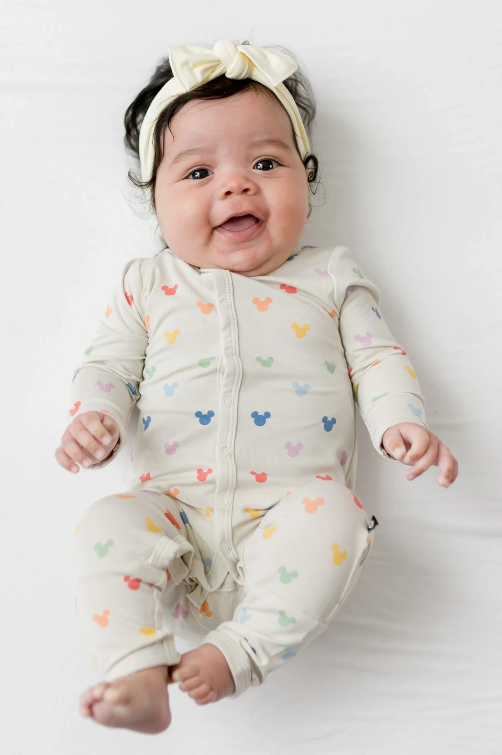 Romper in Pastel Mickey Mouse