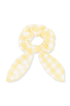 Scrunchie in Gingham Chamomile