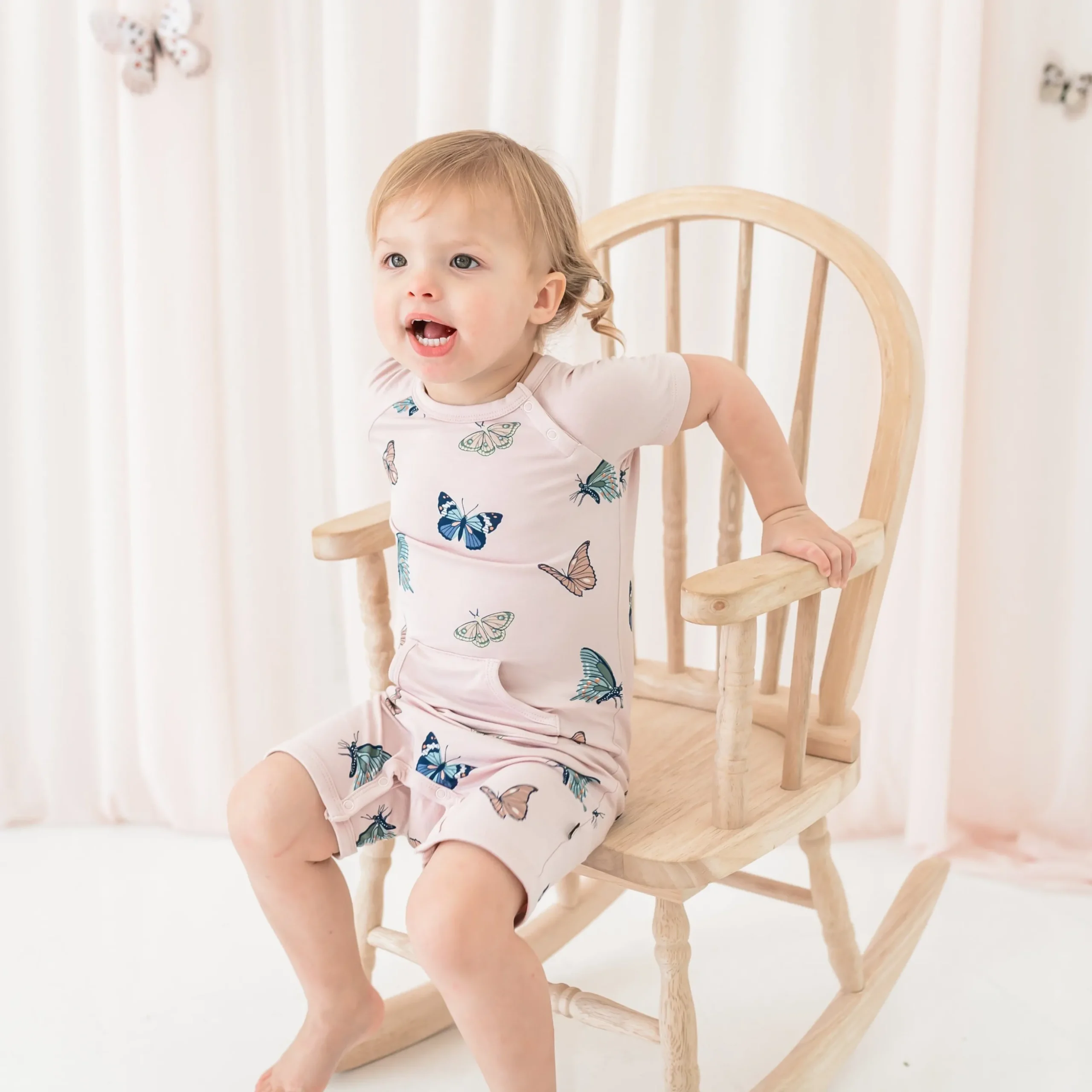 Shortall in Blush Butterfly