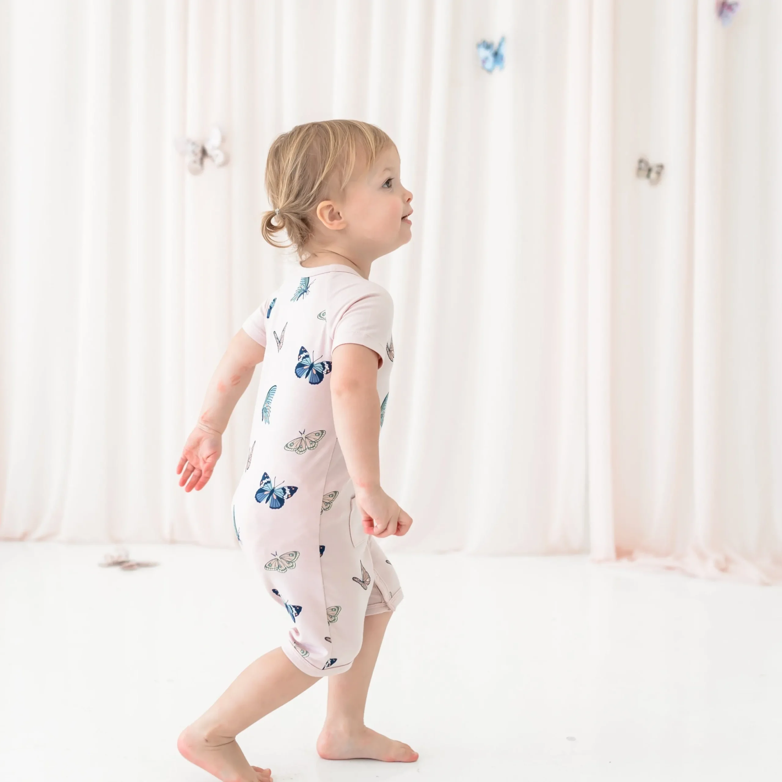 Shortall in Blush Butterfly