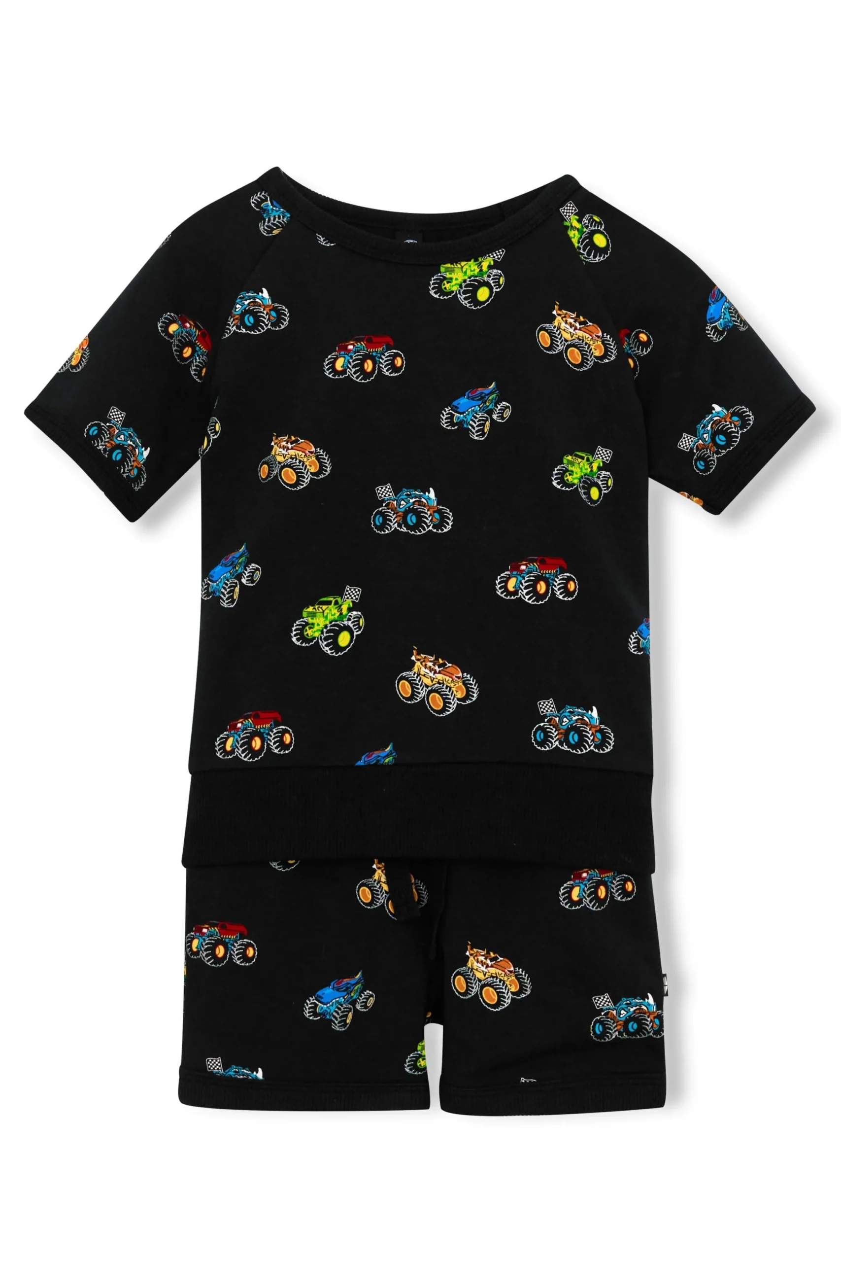 Short Sleeve Jogger Set in Monster Truck