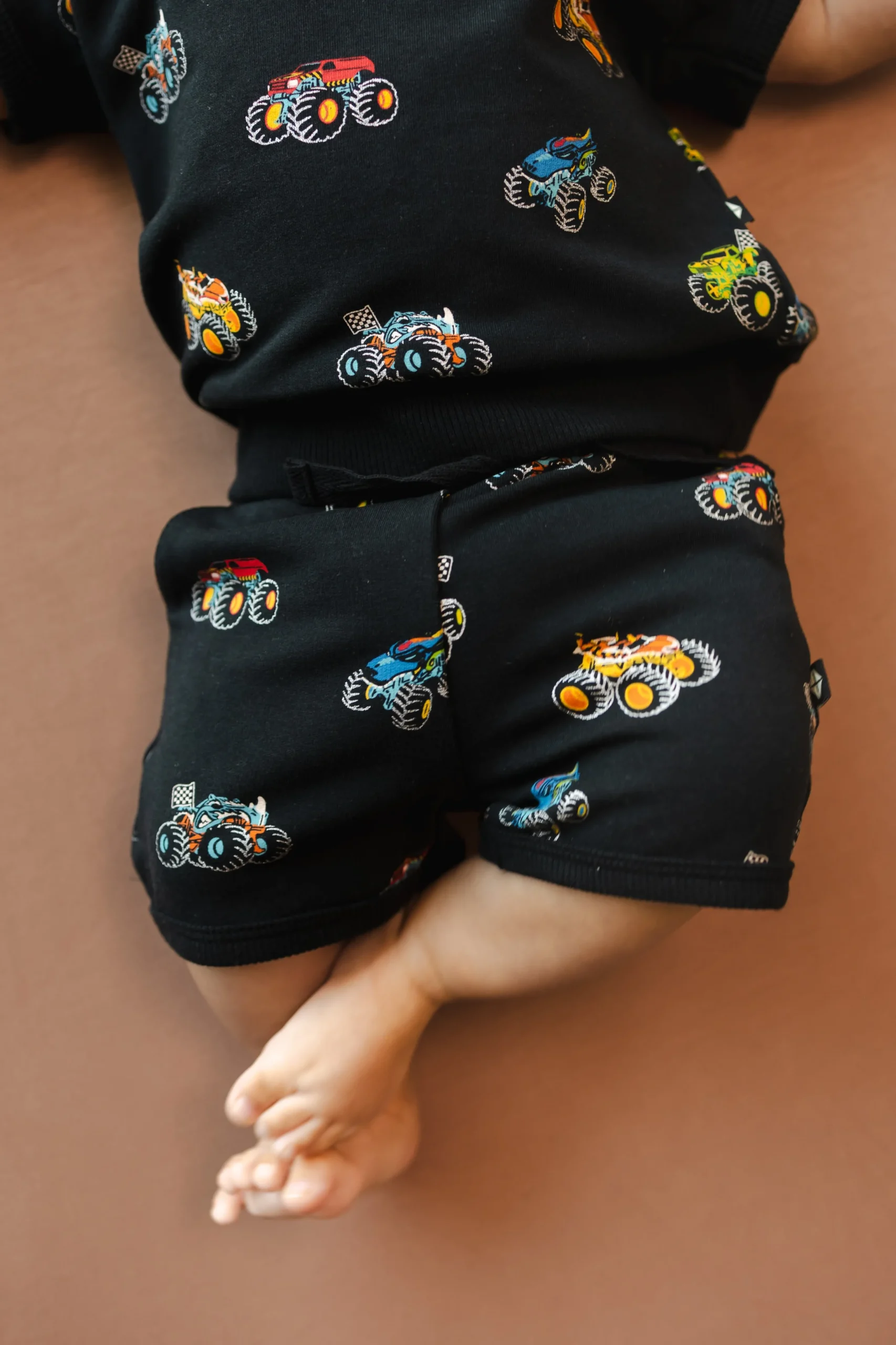 Short Sleeve Jogger Set in Monster Truck
