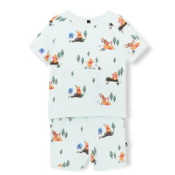 Short Sleeve Jogger Set in Winnie the Pooh Hundred Acre Wood
