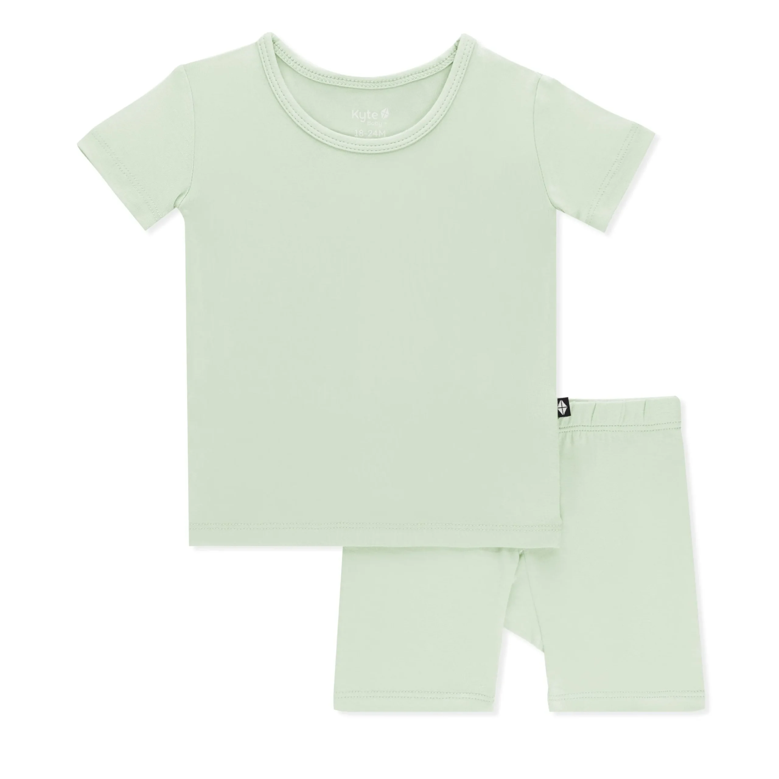 Short Sleeve Pajamas in Basil