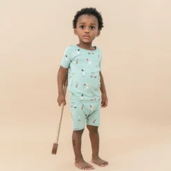 Short Sleeve Pajamas in Golf