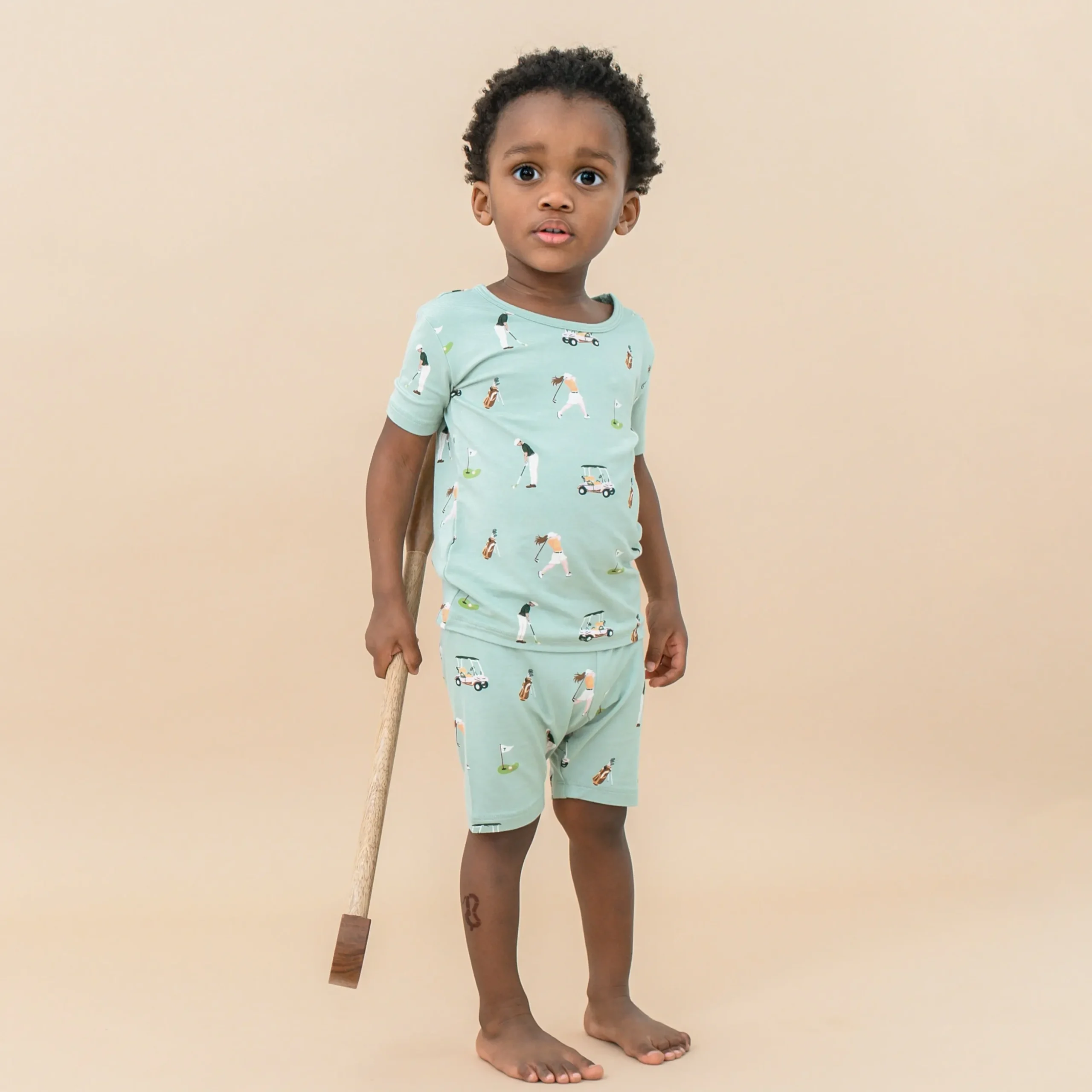 Short Sleeve Pajamas in Golf