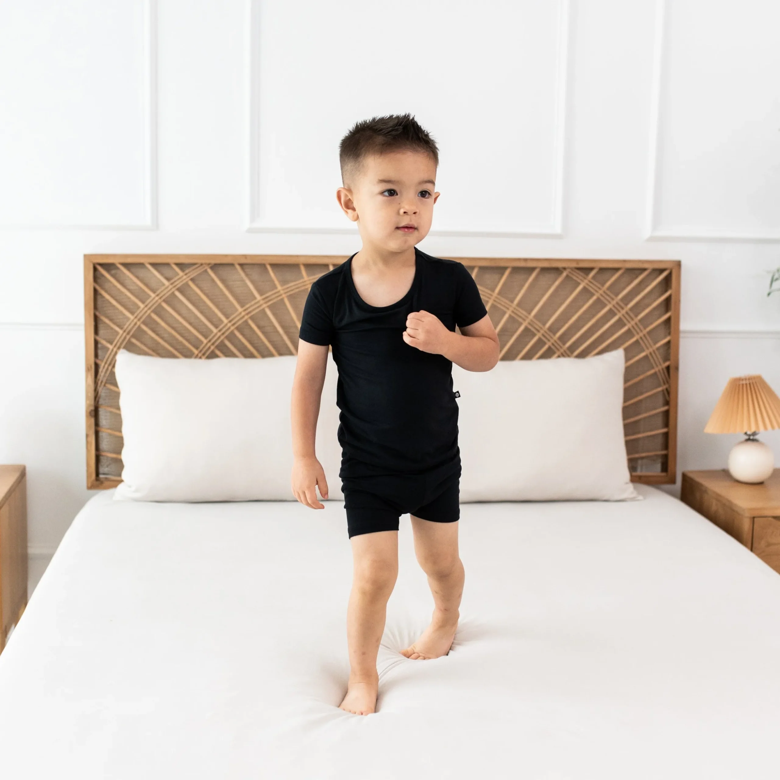Short Sleeve Pajamas in Midnight