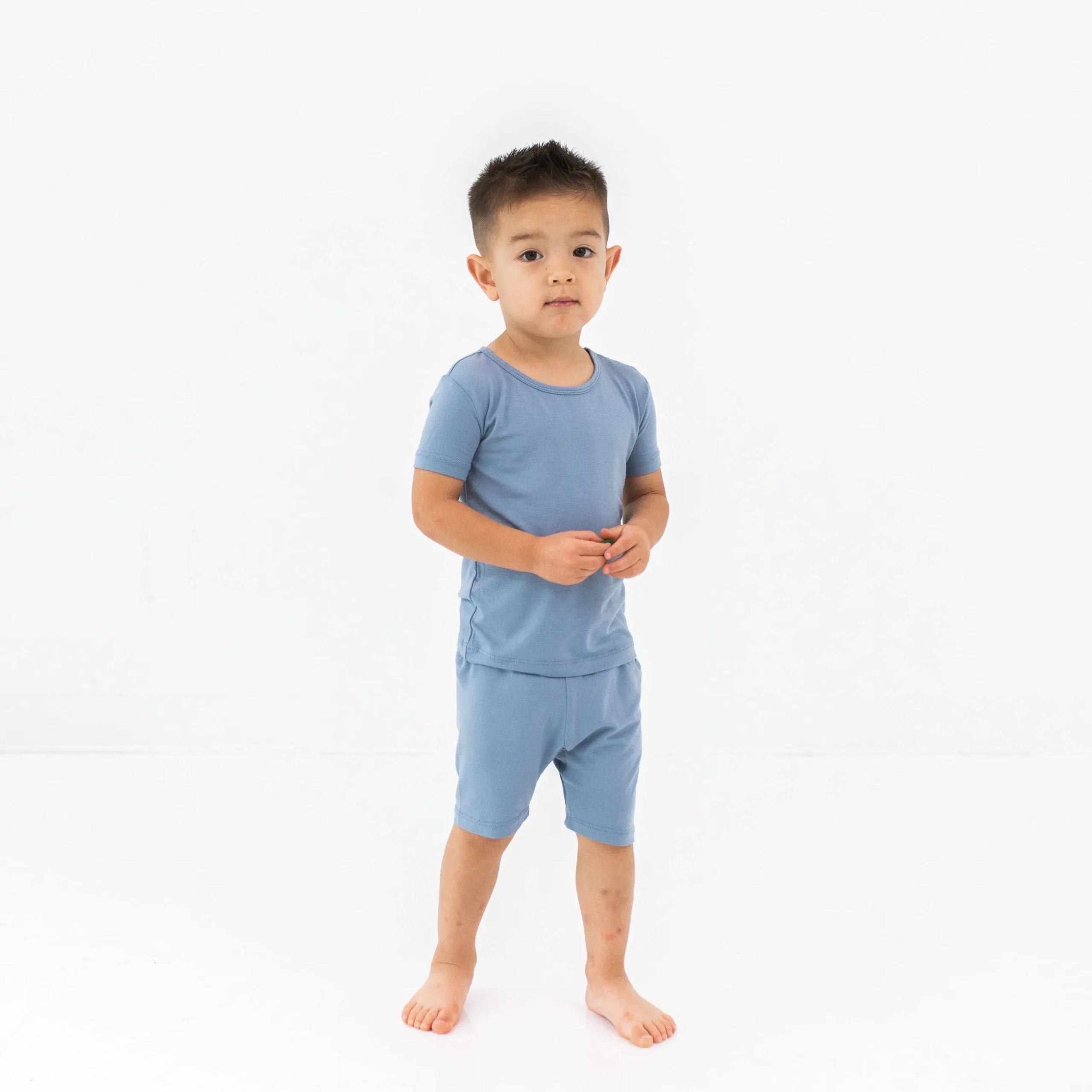 Short Sleeve Pajamas in Slate