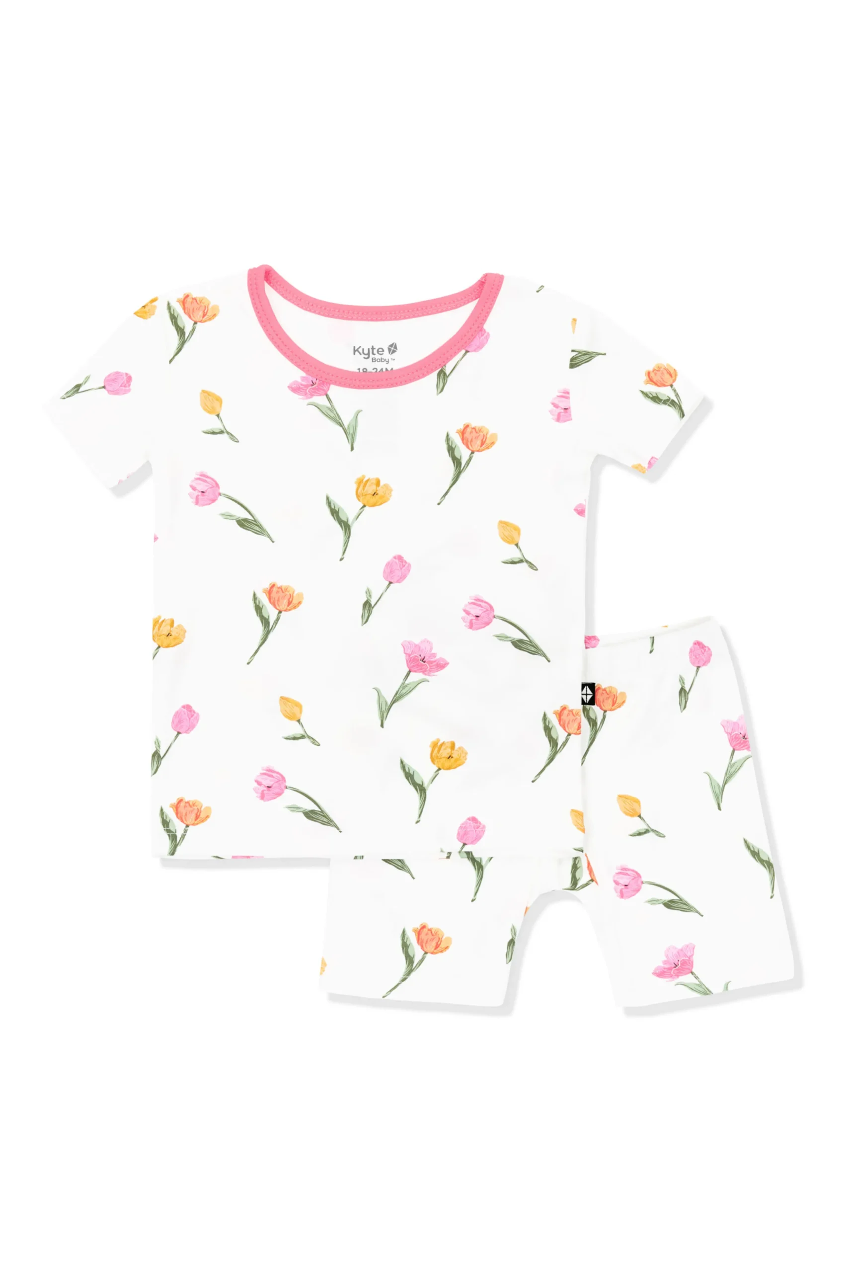 Short Sleeve Pajamas in Tulip