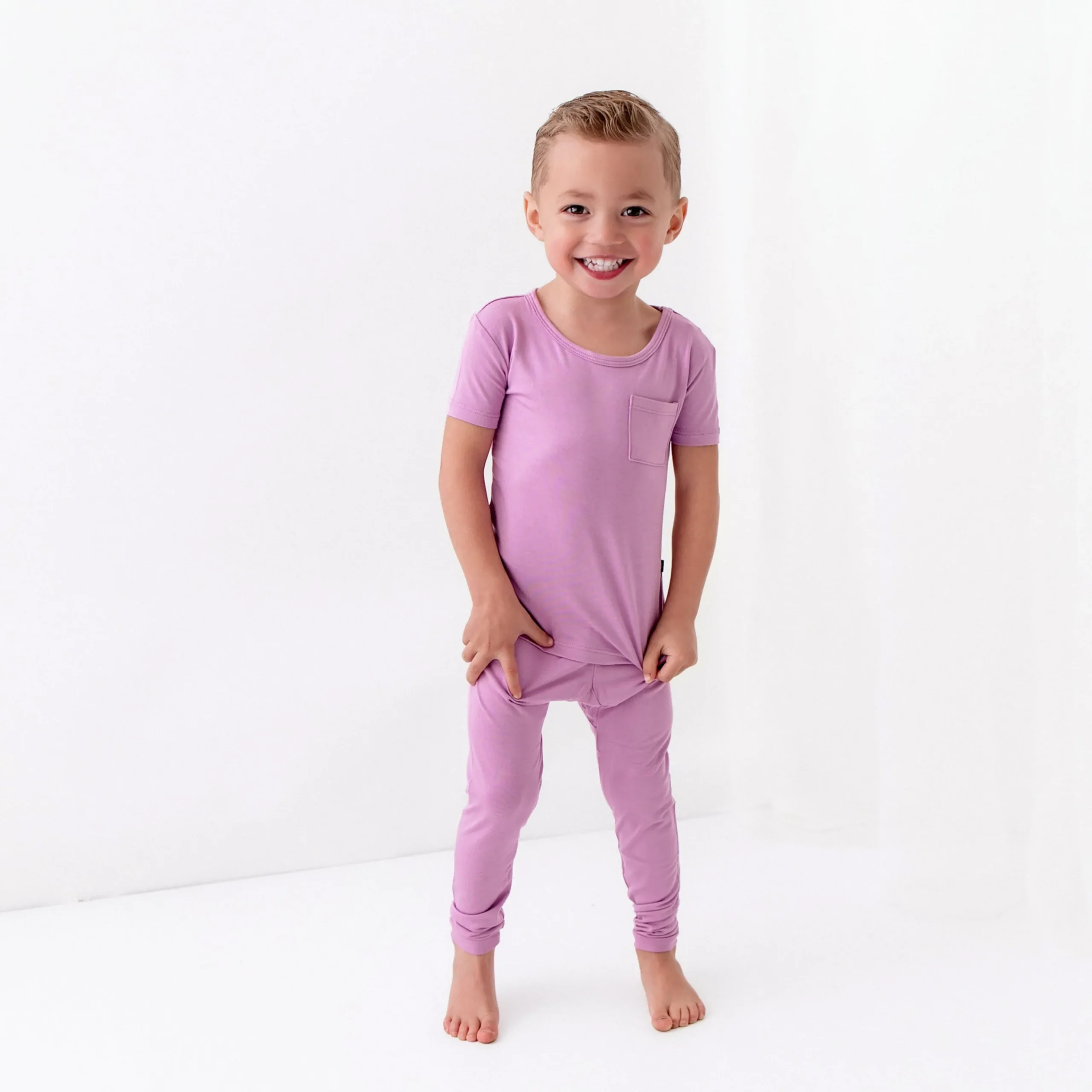 Short Sleeve with Pants Pajamas in Poi