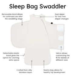 Sleep Bag Swaddler in Oat 1.0
