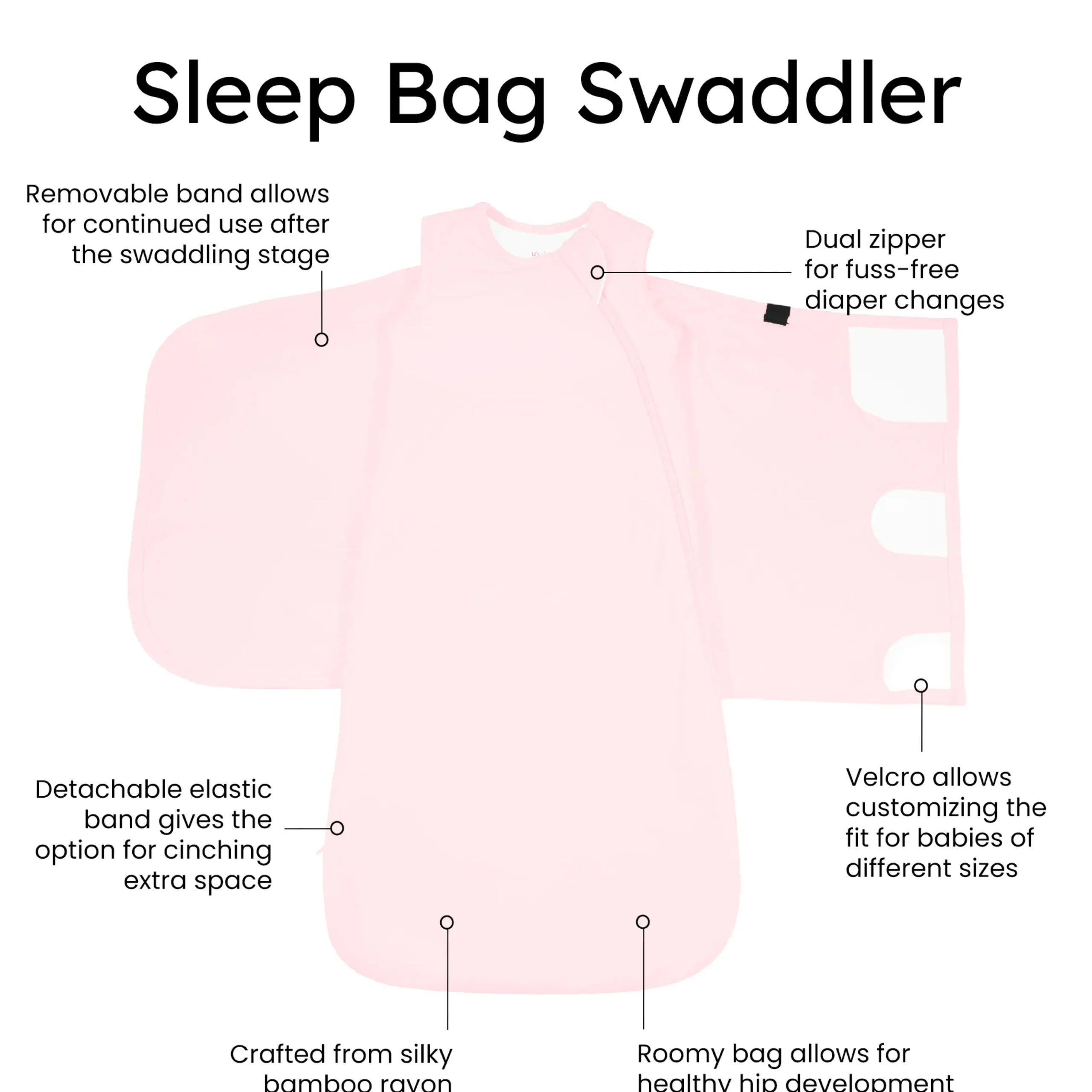 Sleep Bag Swaddler in Sakura 1.0