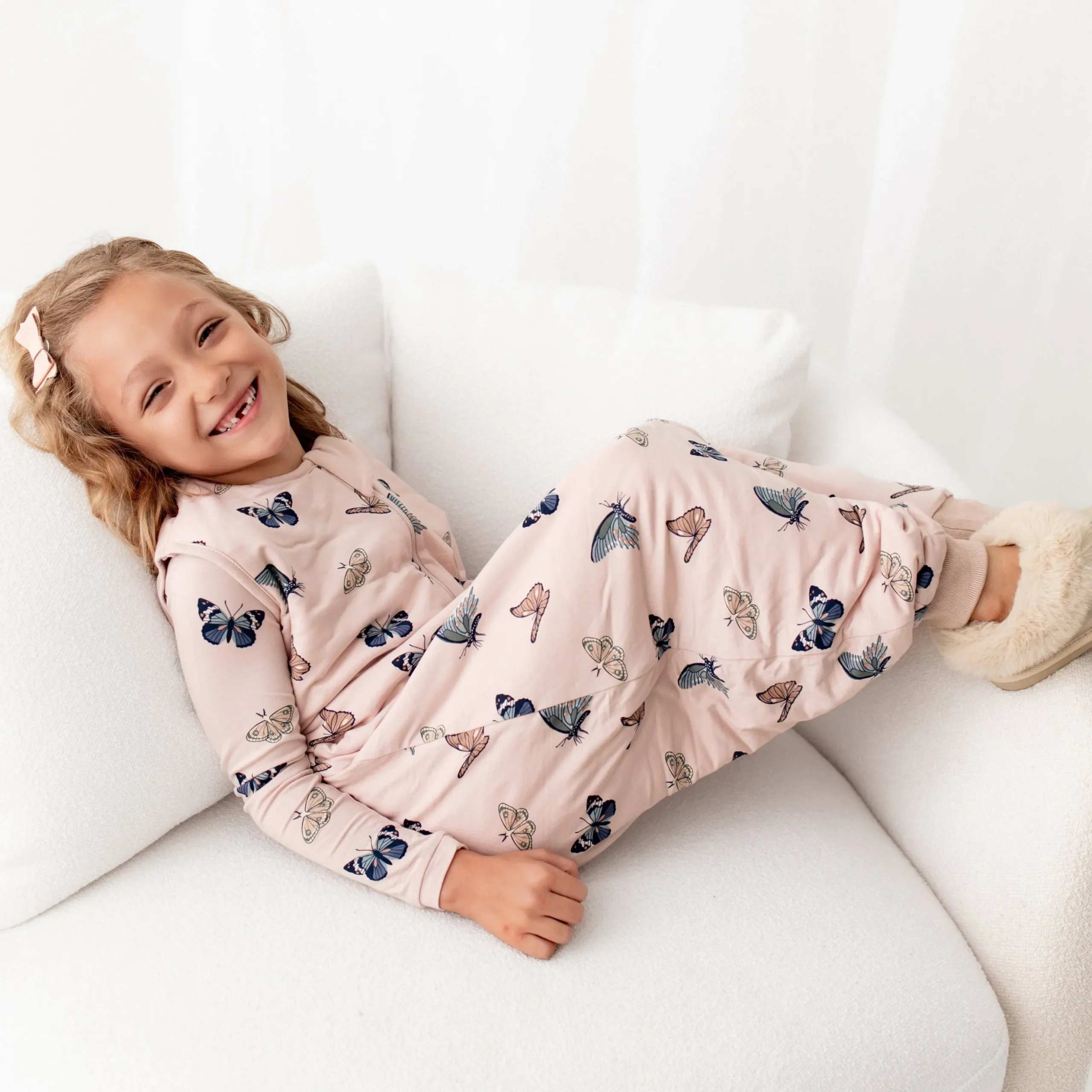 Sleep Bag Walker in Blush Butterfly 1.0