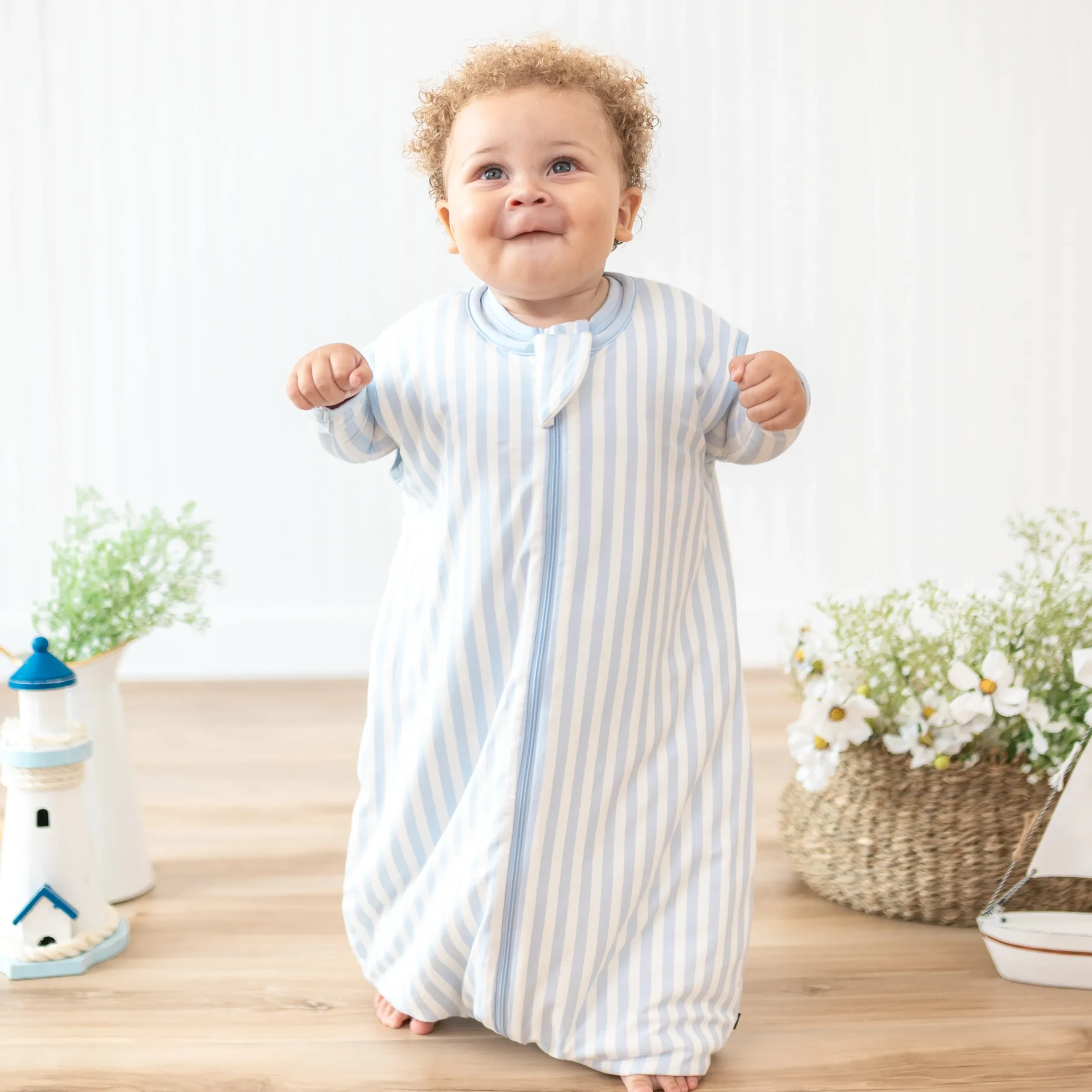 Sleep Bag Walker in Small Mist Stripe 1.0