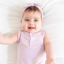 Sleeveless Bodysuit in Thistle