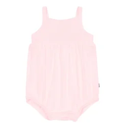 Smocked Bubble Romper in Sakura