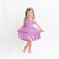Smocked Dress in Poi