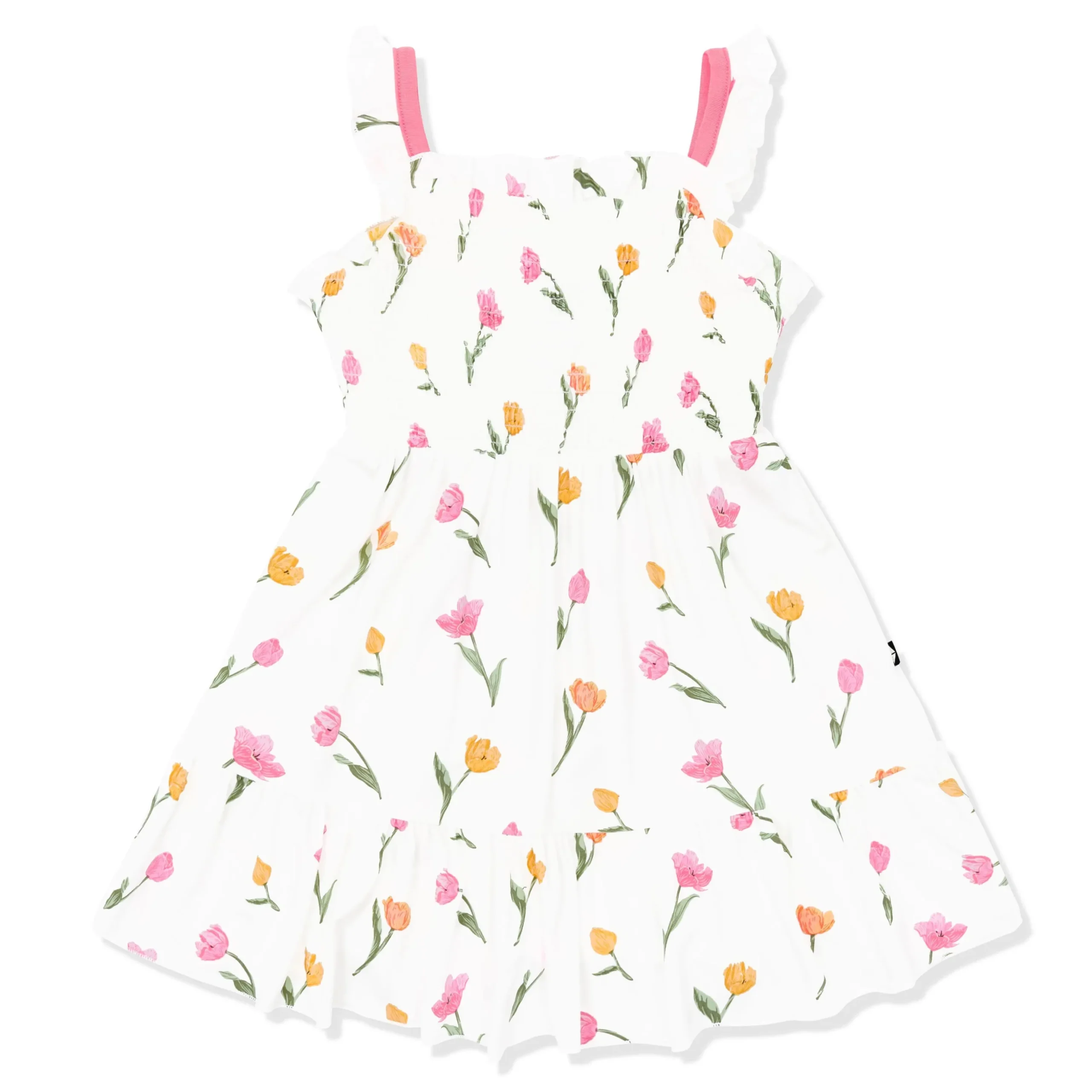 Smocked Dress in Tulip