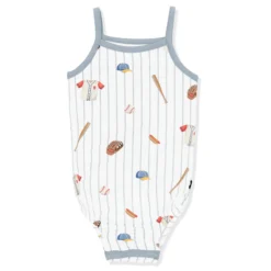 Spaghetti Strap Leotard in Home Run