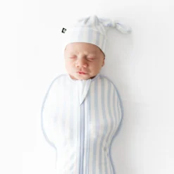 Swaddle Bag in Small Mist Stripe 0.5