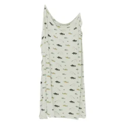 Swaddle Blanket in Fishing