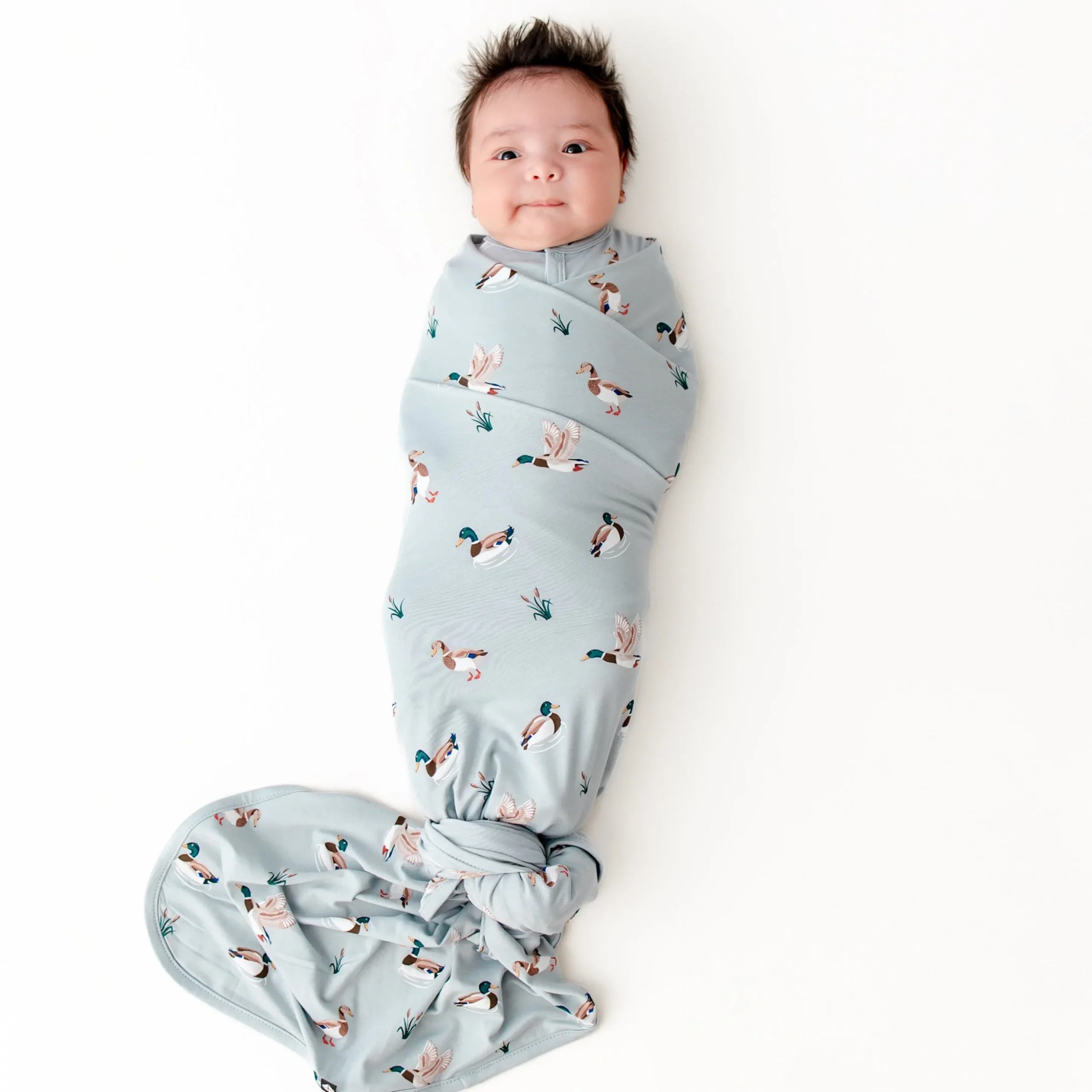 Swaddle Blanket in Mallard Duck