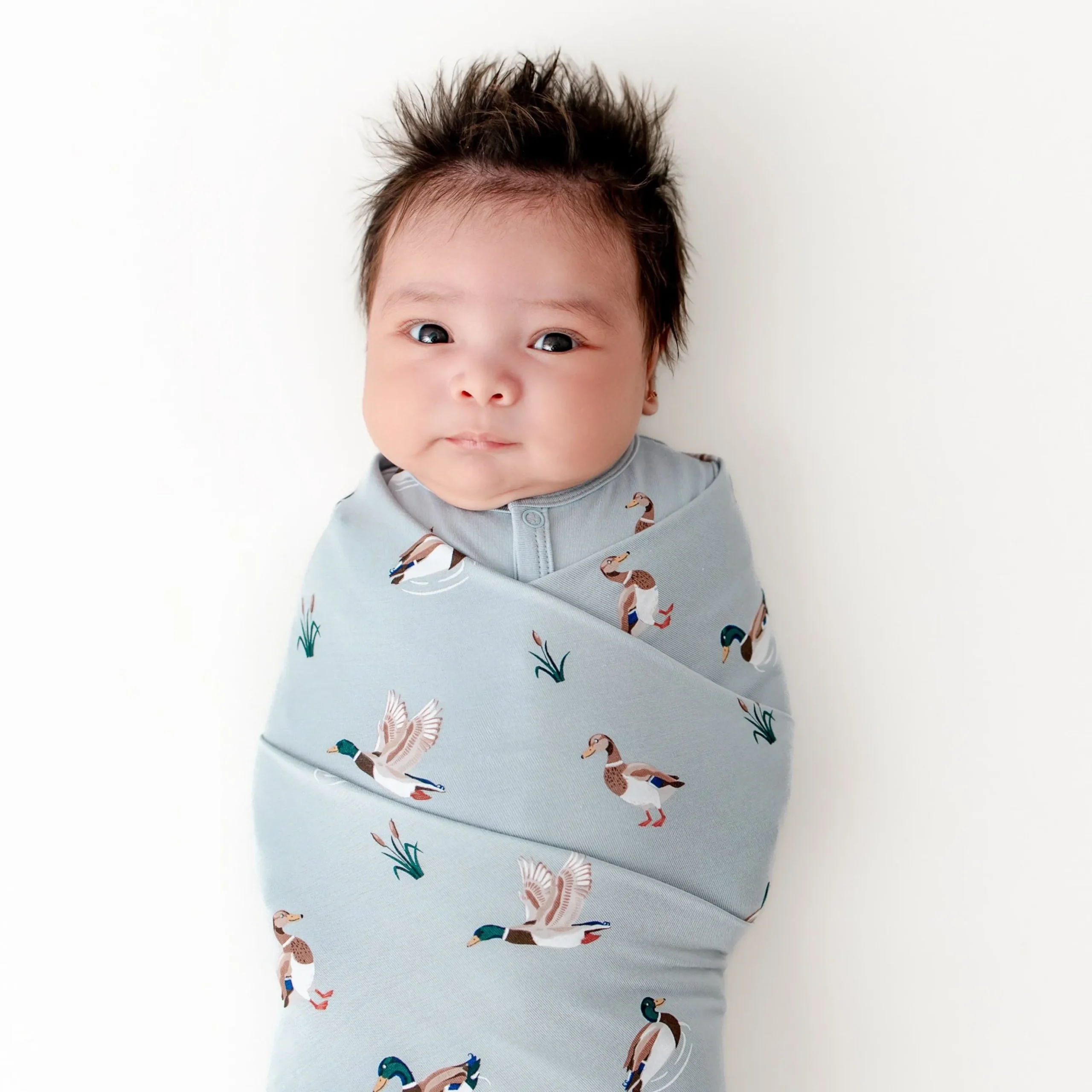 Swaddle Blanket in Mallard Duck