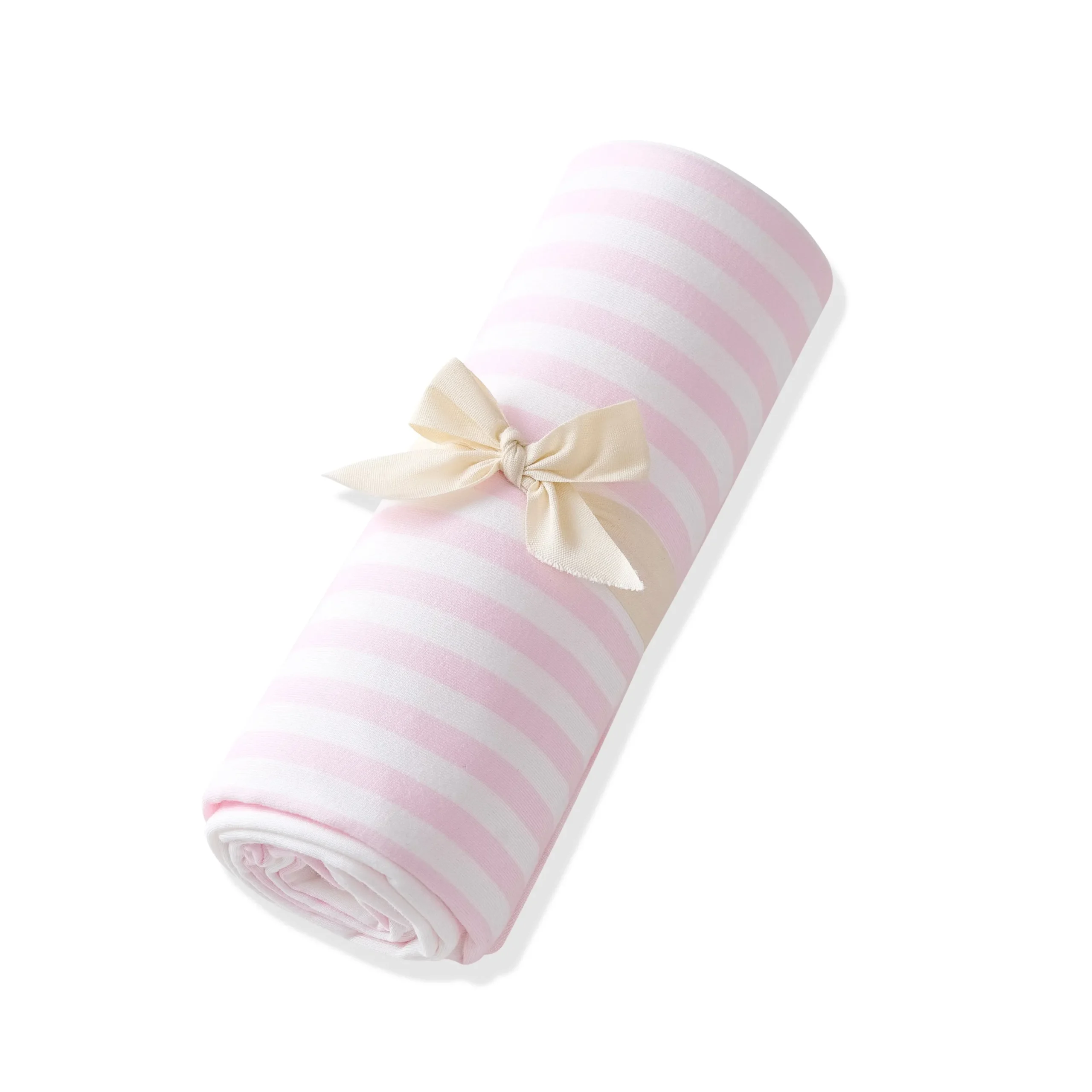 Swaddle Blanket in Small Sakura Stripe