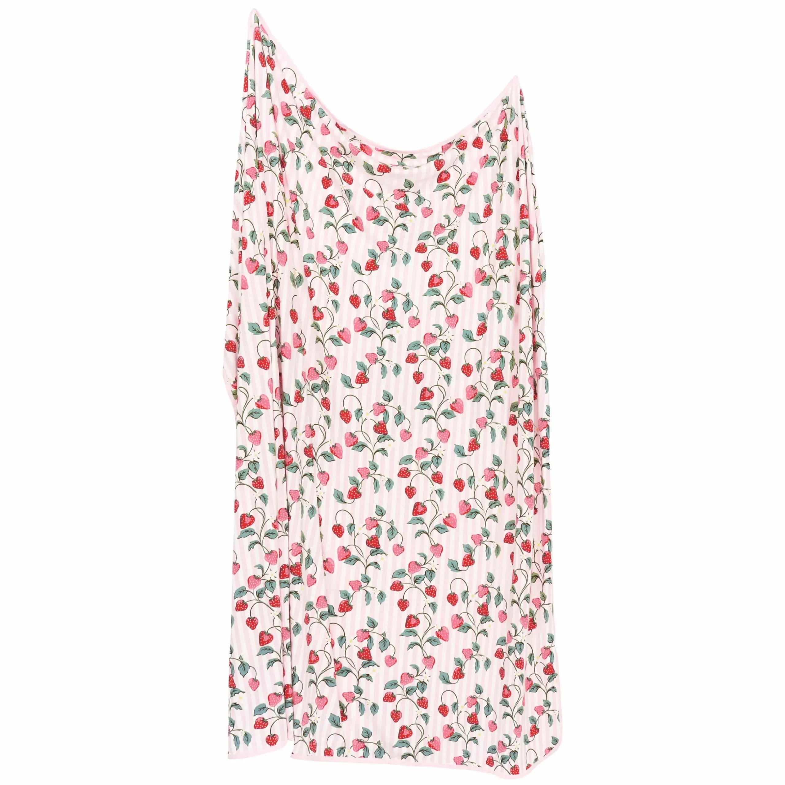 Swaddle Blanket in Strawberry Fields