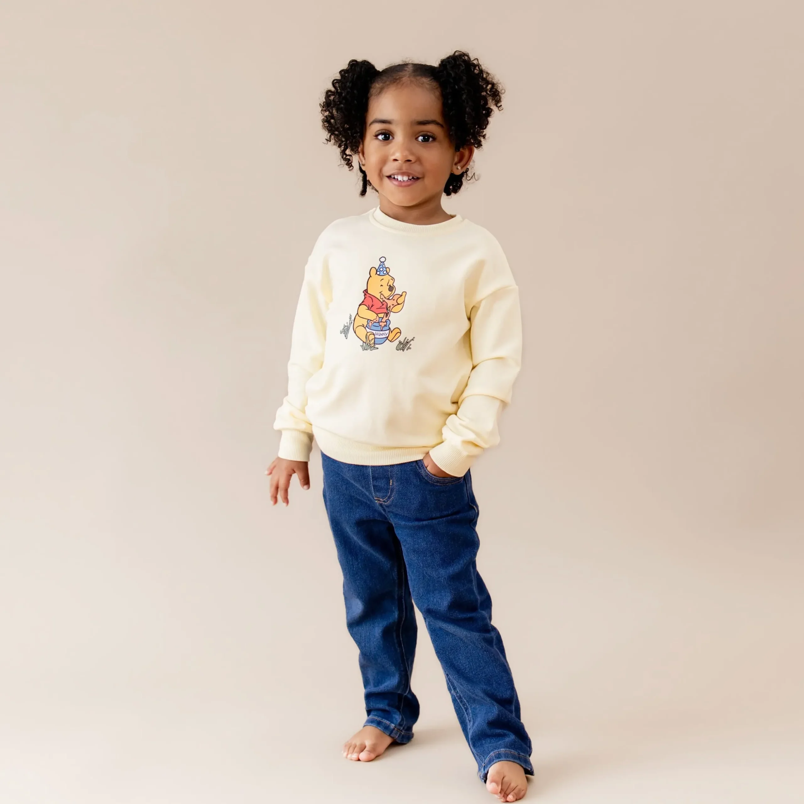 Sweatshirt in Winnie the Pooh on Chamomile