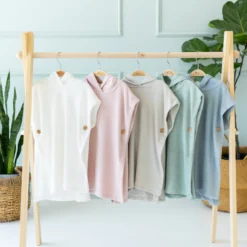 Swim Poncho in Blush