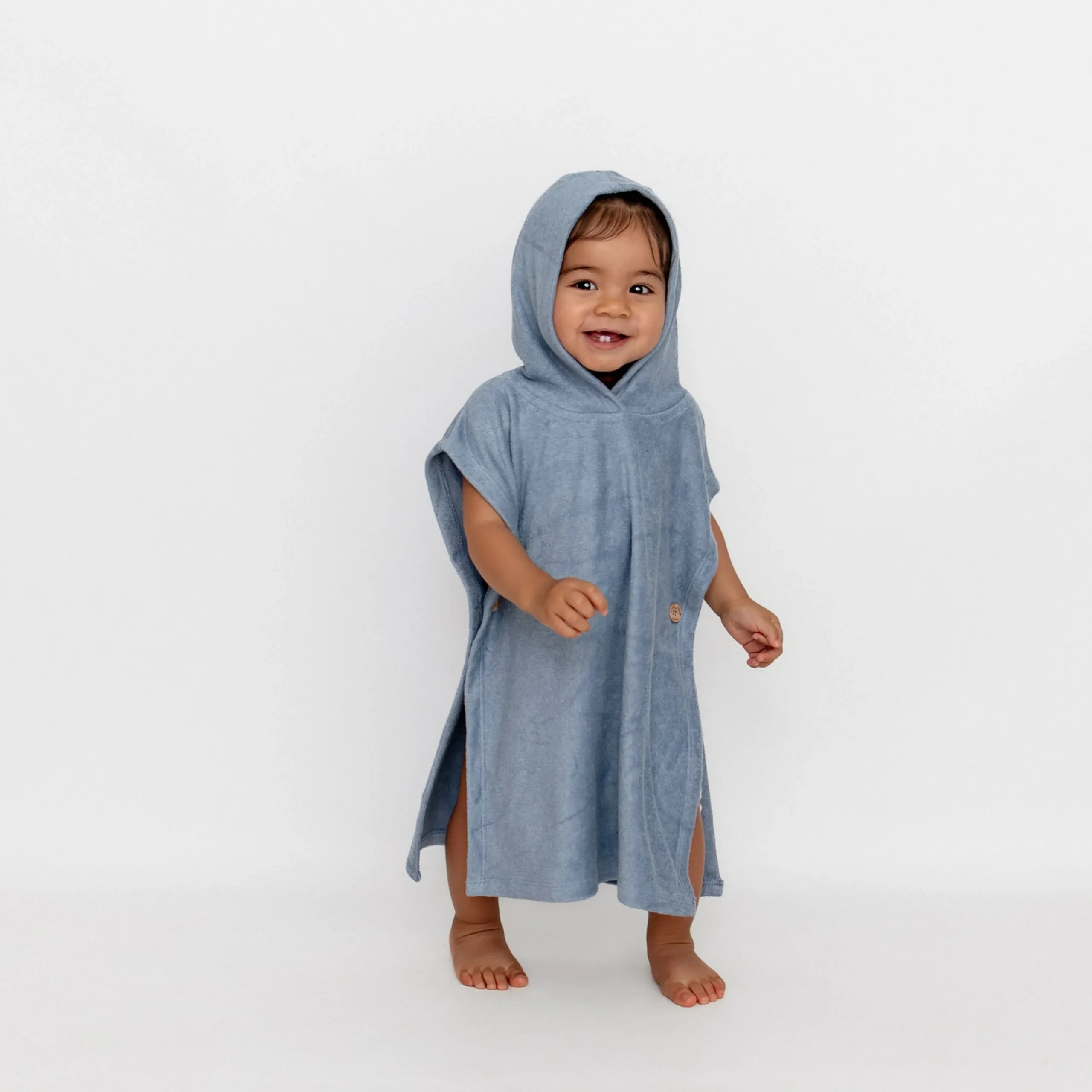 Swim Poncho in Slate