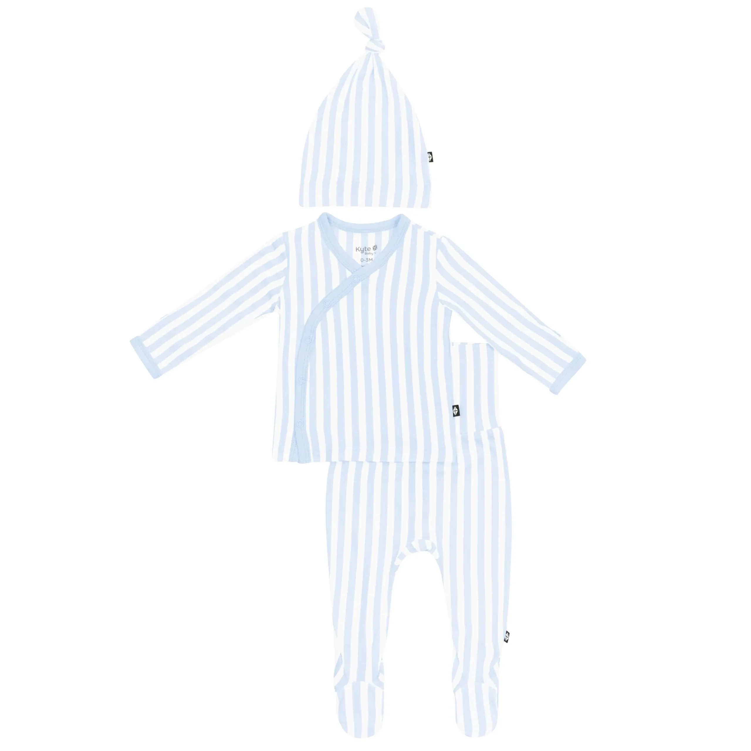 Take Me Home Set with Cap in Small Mist Stripe