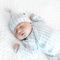 Take Me Home Set with Cap in Small Mist Stripe