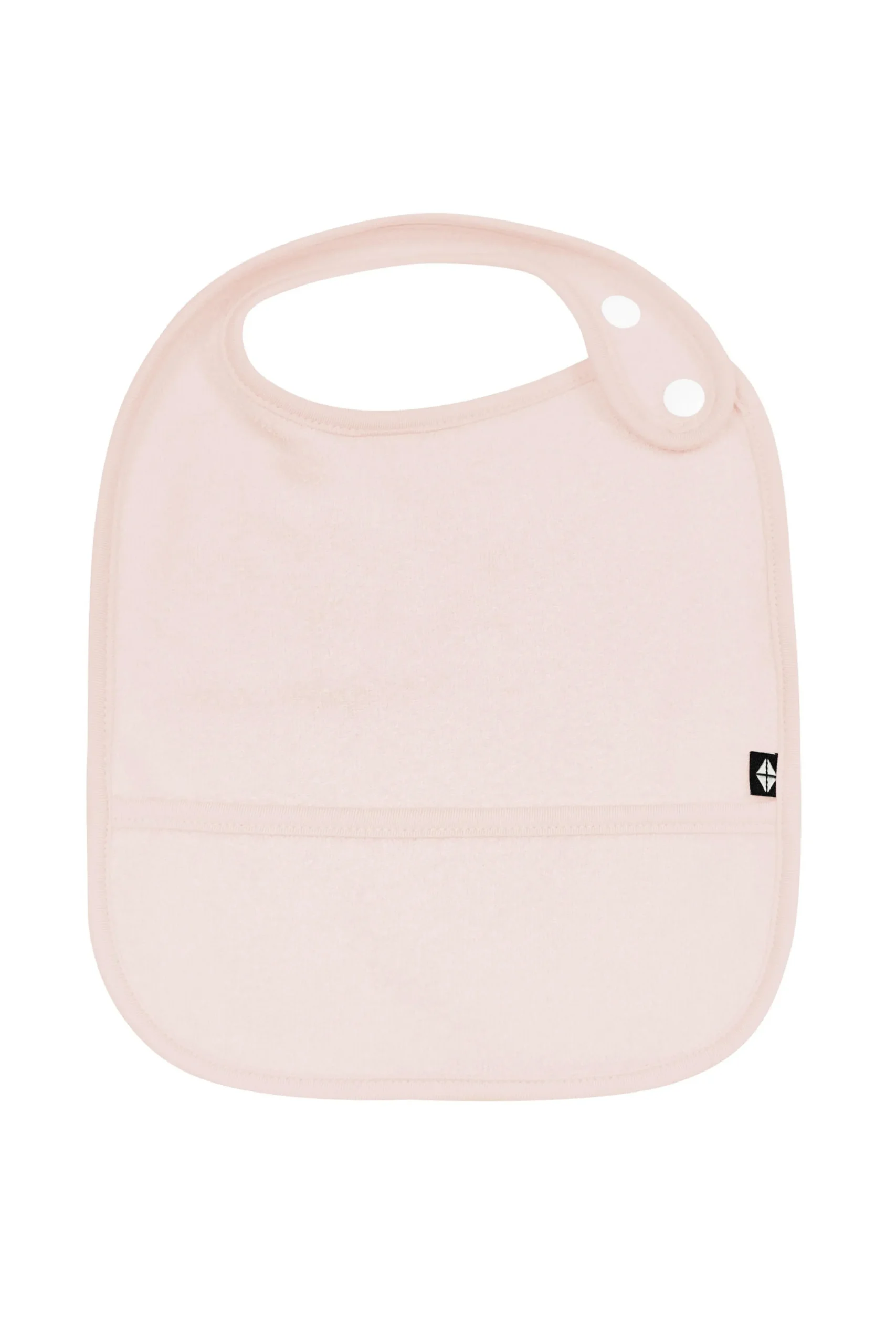 Terry Pocket Bib in Blush