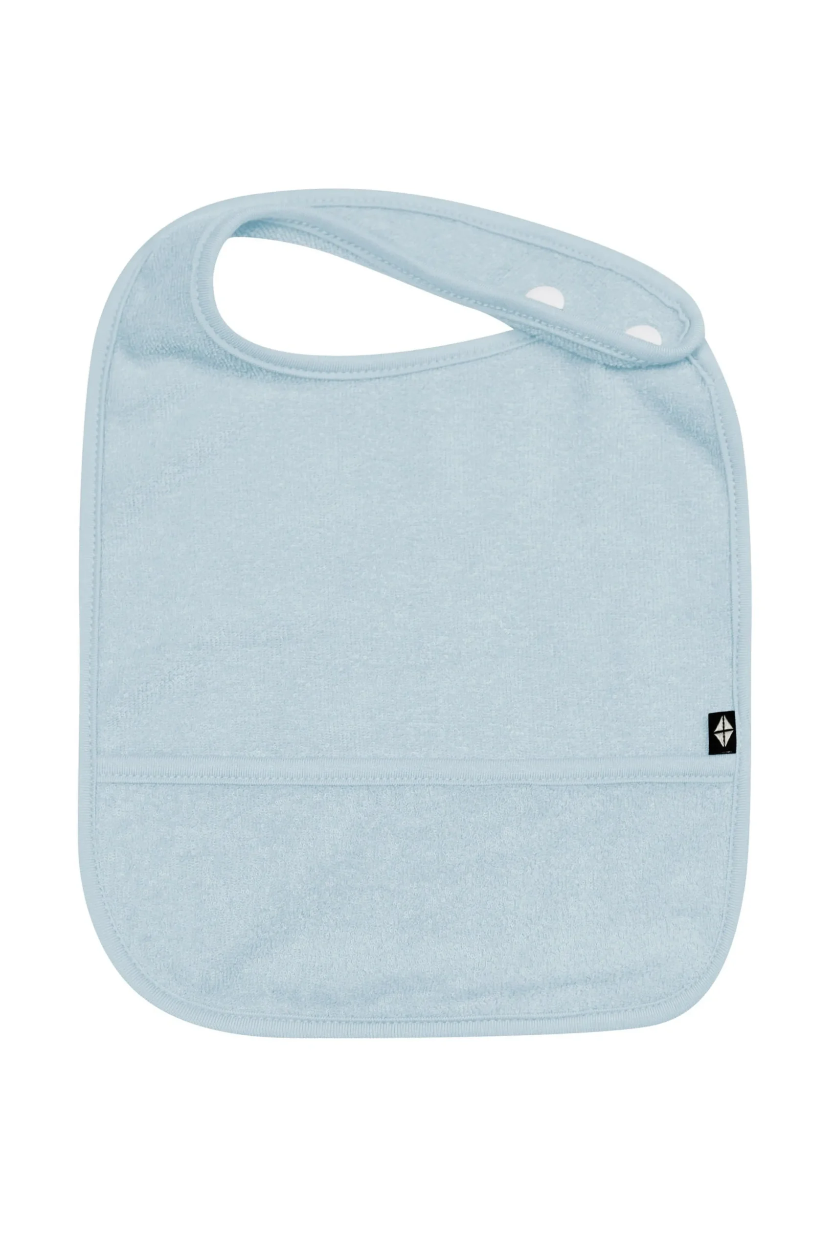 Terry Pocket Bib in Fog