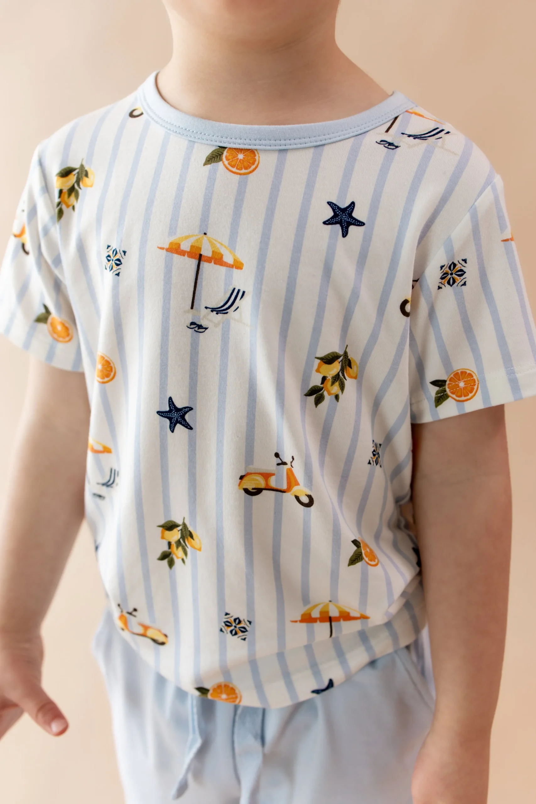 Toddler Basic Tee in Amalfi Coast