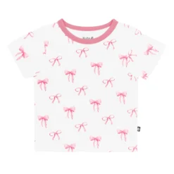 Toddler Basic Tee in Bow