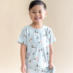 Toddler Basic Tee in Mallard Duck