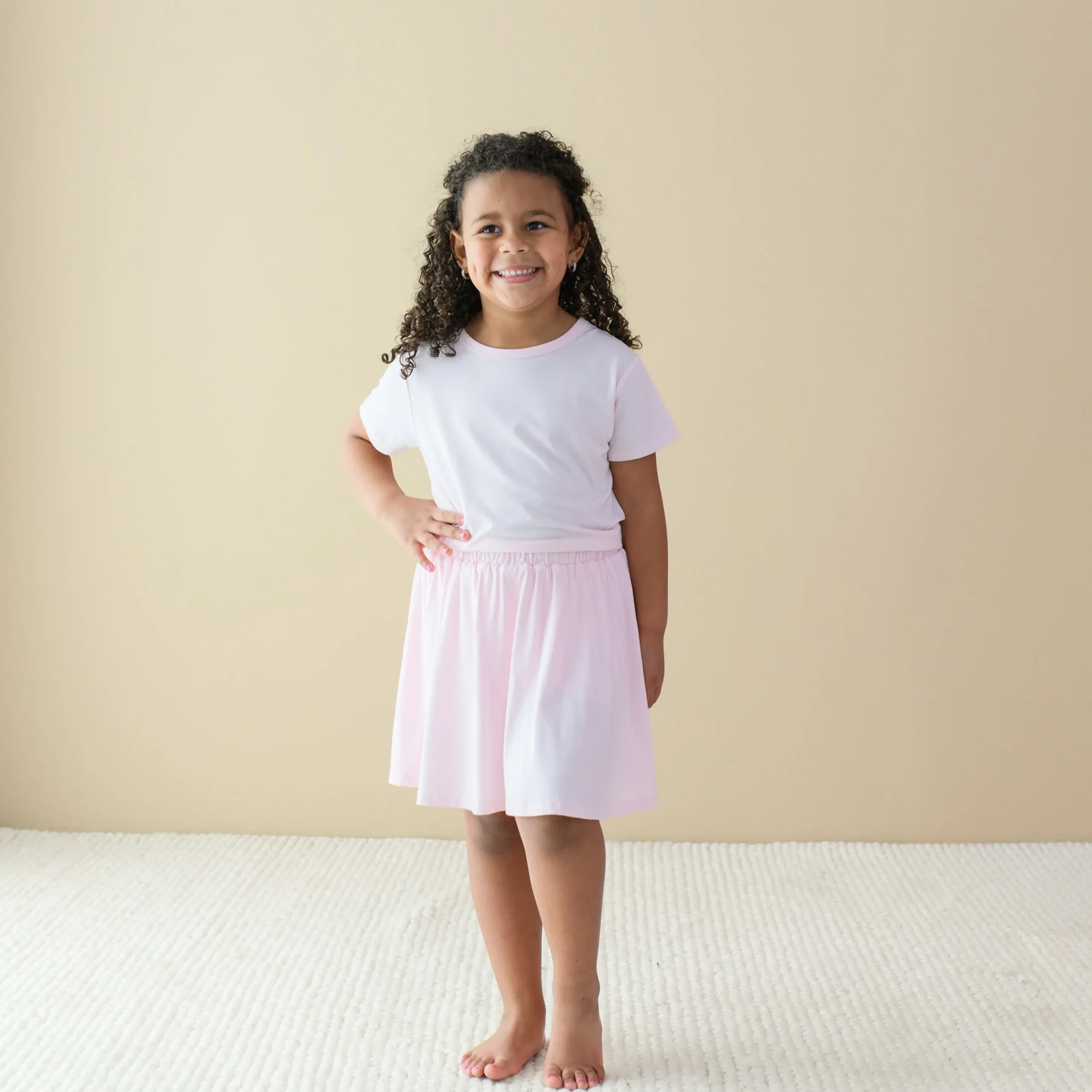 Toddler Basic Tee in Sakura